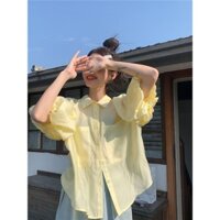 Áo sơ mi tay phồng