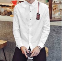 Áo sơ mi teen rắn Gucci form nhỏ
