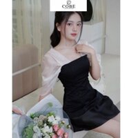 Áo sơ mi thiết kế Tulip Shirt phối Oganza áo sơ mi nữ kiểu tay lỡ cổ vuông tay bồng chít eo tôn dáng cobe.official