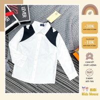 Áo sơ mi trắng bé trai MCQueen - Áo sơ mi dài tay cho bé 13 - 38kg