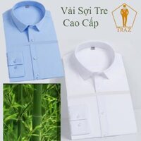 Áo Sơ Mi Trắng Nam TRAZ Công Sở Tay Dài Dáng Ôm Cao Cấp Hàn Quốc - Sơmi vải sồi ngắntay,2XL 75-80kg