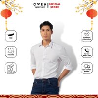 Áo Sơ Mi Trắng OWEN AS240310DT --AR240308DT Chất Liệu Cafe