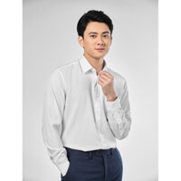 Áo sơ mi trắng owen dài tay regular fit có túi AR230332DT