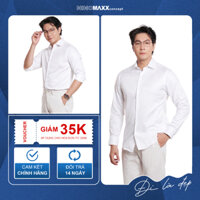 Áo Sơ Mi Trắng Sơ Mi Nam N&M Ninomaxx Tay Dài Thanh Lịch 2406003