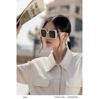 Áo sơ mi tweed be cổ đức túi ngực thiết kế Elise FF2306097TLWOBE