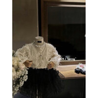 Áo sơ mi và chân váy cho bé gái thiết kế , Mango Kids