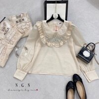 áo sơ mi voan dài tay nữ tiểu thư