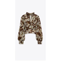 Áo sơ mi vôn nữ zara size xs