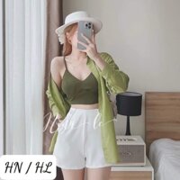 Áo sơ mi xanh cốm