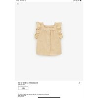 ÁO SƠ MI ZARA KẺ CARO VÀNG