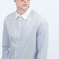 Áo sơ mi zara nam size M. New tag. Fom to.