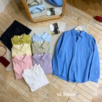 Áo somi dài tay trơn một túi XONXENSHOP PHAN CHÂU TRINH mã A762