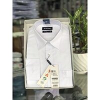 Áo somi Việt Tiến dài tay mới ( trắng gân )