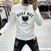 Áo SWEARTER nam cổ tròn SUN YOUR cao cấp lịch lãm vải nỉ da cá siêu bền siêu đẹp pandostore_co