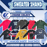 Áo Sweater 2Hand Đa Dạng Hiệu Form Boxy - Áo Thun Nam Tay Dài Lựa Mẫu 2Hand Coldzy