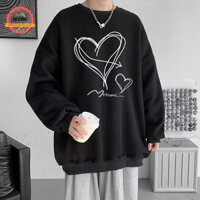 Áo sweater áo thu đông dài tay nam chất nỉ cào bông cổ tròn - An Cường Fashion