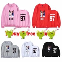 ÁO SWEATER BTS JUNG KOOK 97 CAO CẤP NHIỀU MÀU: ĐỎ, XÁM ,ĐEN ,TRẮNG ,HỒNG