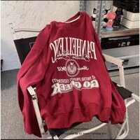 Áo sweater Cổ Tròn oversize Cá Tính Theo Phong Cách vintage