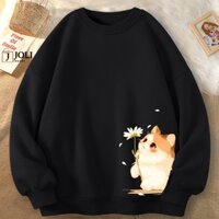 Áo Sweater Cute Dragon Nam Nữ By JOLI Unisex Chất Nỉ Lót Bông Form Rộng J Joli Trendy
