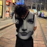 Áo sweater Dệt Kim Không Tay In Hình Khuôn Mặt Phong Cách Mỹ unisex