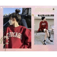 Áo Sweater Đỏ Noel CHICAGO XƯỞNG MAY PHƯƠNG THẢO Siêu hot
