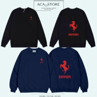 Áo Sweater Ferrari Full Mẫu Mới  Chất Nỉ Bông Dày Dặn Siêu Ấm ,Unisex Nam Nữ Cao Cấp Chính Hãng  ACA_STORE  03