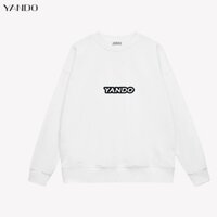 Áo Sweater Form Rộng YANDO OUTFITS P014 In Hình Thun Cotton French Terry 350GSM Local Brand