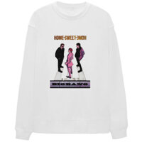 Áo Sweater Home Sweet Home BigBang GDragon Taeyang Daesung Rộng Cotton Nỉ Cao Cấp Cổ Tròn Dài Tay