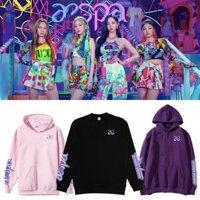 Áo sweater + hoodie aespa Karina, Winter, Ningning, Giselle - Black Mamba