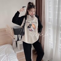 Áo sweater in họa tiết Chuột micky