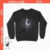 Áo Sweater K/DA ALL OUT Ahri - Liên Minh Huyền Thoại, Trùm cuối Game, Nỉ Bông 100% 2 màu nam nữ 0170