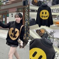 Áo Sweater Len Nam Nữ PB Vải Len Dệt Hình Icon Mặt Cười Vàng Thân Cổ 5 Phân Dày Dặn Dành Cho Boy Phố Đi Chơi Đi Đám Cưới