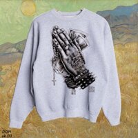 áo sweater màu xám, áo dài tay đẹp nhất OK.03