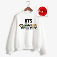 Áo Sweater Nam Nữ BTS ARMY Big Size <100kg Vải Nỉ Bông Dày Mịn Cao Cấp _ SW0019