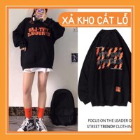 Áo Sweater Nam/Nữ Unisex Form Rộng Đủ Size In Chữ Cái Graffiti Hip-Hop Phong Cách Hàn Quốc Áo Thun Tay Dài Nữ ST102