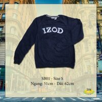 Áo Sweater nỉ IZOD unisex SB01