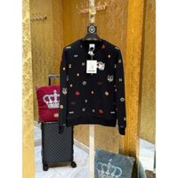 Áo sweater nỉ Kenzo Đen họa tiết logo in full LA [ Hàng QC VIP ]