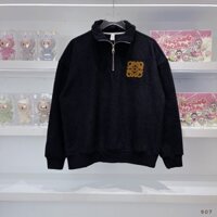 Áo Sweater Nỉ Tăm Cổ Khoá Loewe (907)