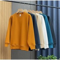 Áo Sweater Nỉ Trơn UMA, Áo Thun Dài Tay Cổ Tròn Bo Chun, Chất Nỉ Da Cá Cao Cấp Ấm Áp Mùa Đông, Áo Chuẩn Form SPA50