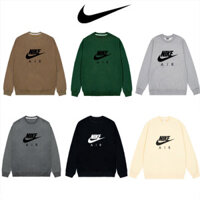 Áo sweater nike nỉ Hàng Chính Hãng Cao Cấp nam nữ dài tay basic Nike form rộng oversize phong cách unisex LOIX saigontee