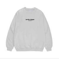 Áo Sweater Novita Elegan Nỉ Lót Bông Cotton 100% Unisex Local Brand(since)