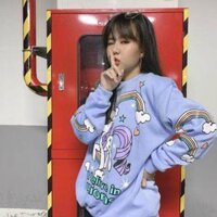 Áo sweater nữ in unicorn , áo nữ ,,áo thun tay dài nữ form rộng , áo hoodie , áo khoác nữ vải nỉ ngoại - Xanh - L