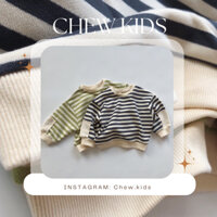 Áo sweater sọc phong cách Hàn Quốc cho bé trai