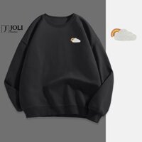Áo Sweater THÊU RainBow Nam Nữ By JOLI Unisex Chất Nỉ Lót Bông Form Rộng J Joli Trendy