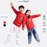 Áo Sweater Unisex cho trẻ em Lizard in hoạ tiết mèo 6SS23SW015