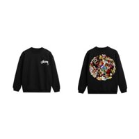 Áo Sweater unisex Stusy, form rộng cao cấp, chất nỉ bông Hàn Quốc, cho nam nữ