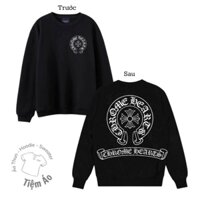 Áo Sweater unisex ChromeHearts, form rộng cao cấp, chất nỉ bông Hàn Quốc, cho nam nữ