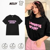 Áo T-shirt Cộc Tay Nelly Heybig  Oversize Đơn Giản Tay Lỡ Hip Hop Thương Hiệu Thời Trang Trang Phục Cặp Đôi Nam Nữ