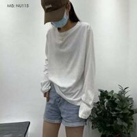 Áo T-shirt dài tay KAMAKA cổ tròn đơn sắc - A115