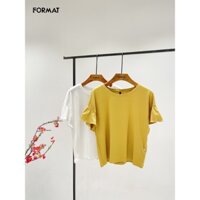 Áo T-shirt nữ cao cấp FORMAT 1 lớp ngắn tay